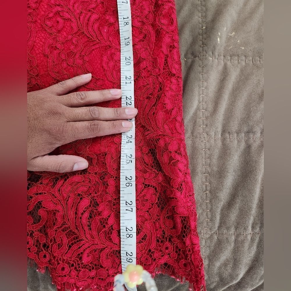 Red Lace Valentine’s Day Dress - Picture 6 of 7